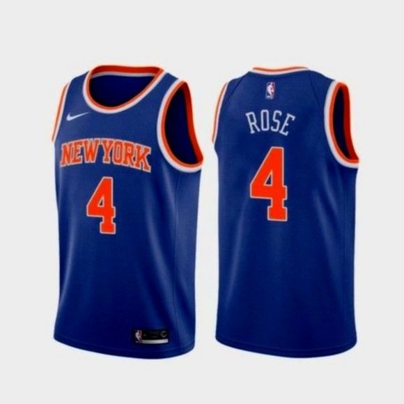 New york knicks derrick rose jersey Clearance